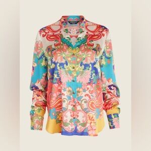 Marciano Multicolor Paisley Blouse